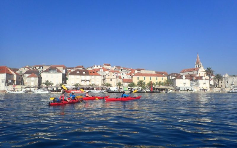 Little town of Milna - Island hopping sea kayak tour Croatia - Red Adventures